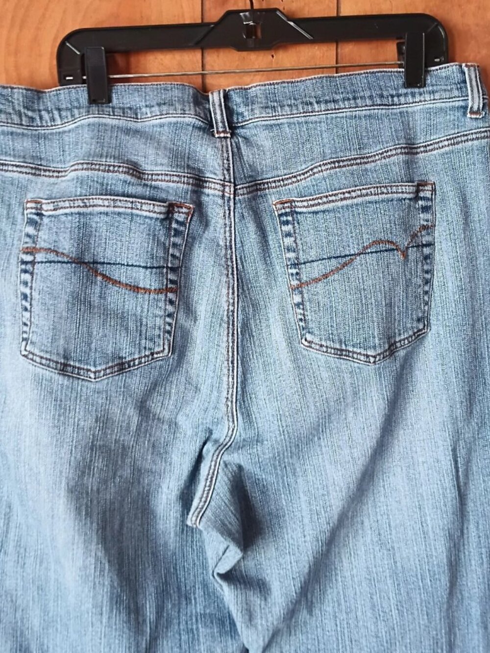 Venezia Lane Bryant Jeans Womens 22T Tall Stretch Denim Straight Leg Blue Plus - Picture 5 of 5